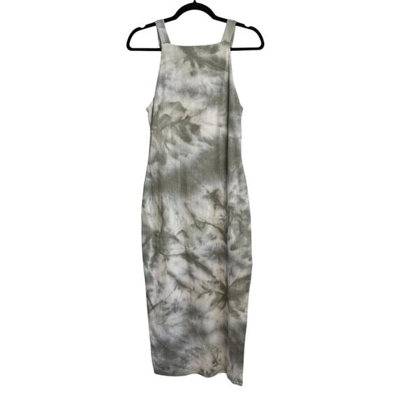 House of Harlow 1960 x Revolve Tali Olive Green Tie Dye Midi Dress - Picture 2 of 9